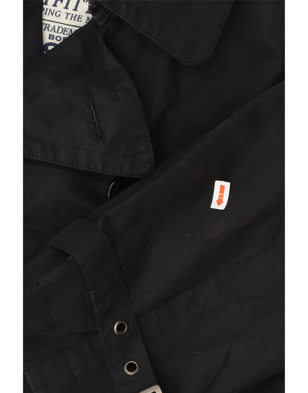 Casaco impermeável masculino BODEN Reino Unido 40 grande algodão preto