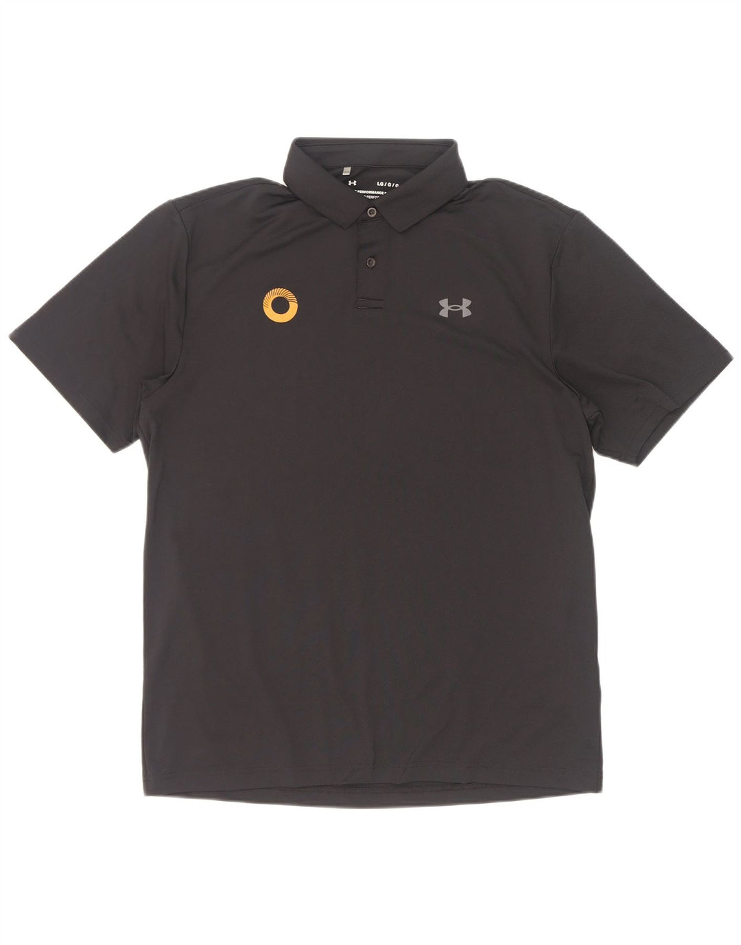 Camisa polo masculina Under Armour grande poliéster preto
