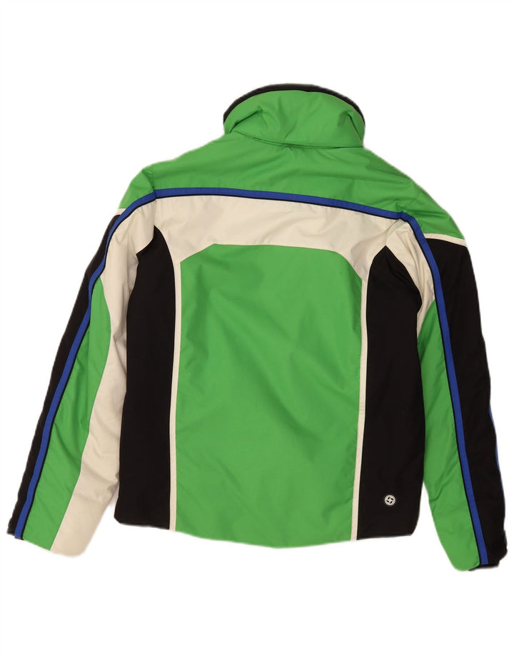 Jaqueta de esqui feminina Colmar IT 38 médio verde colorblock esportivo