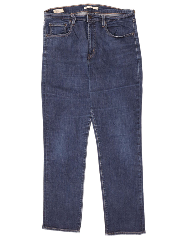 Calça jeans feminina Levi's 724 High Rise Straight W32 L30 azul algodão