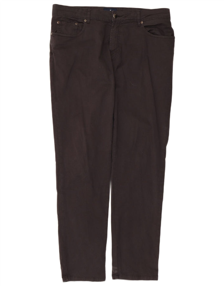 Hackett Calça masculina slim casual W36 L31 algodão marrom