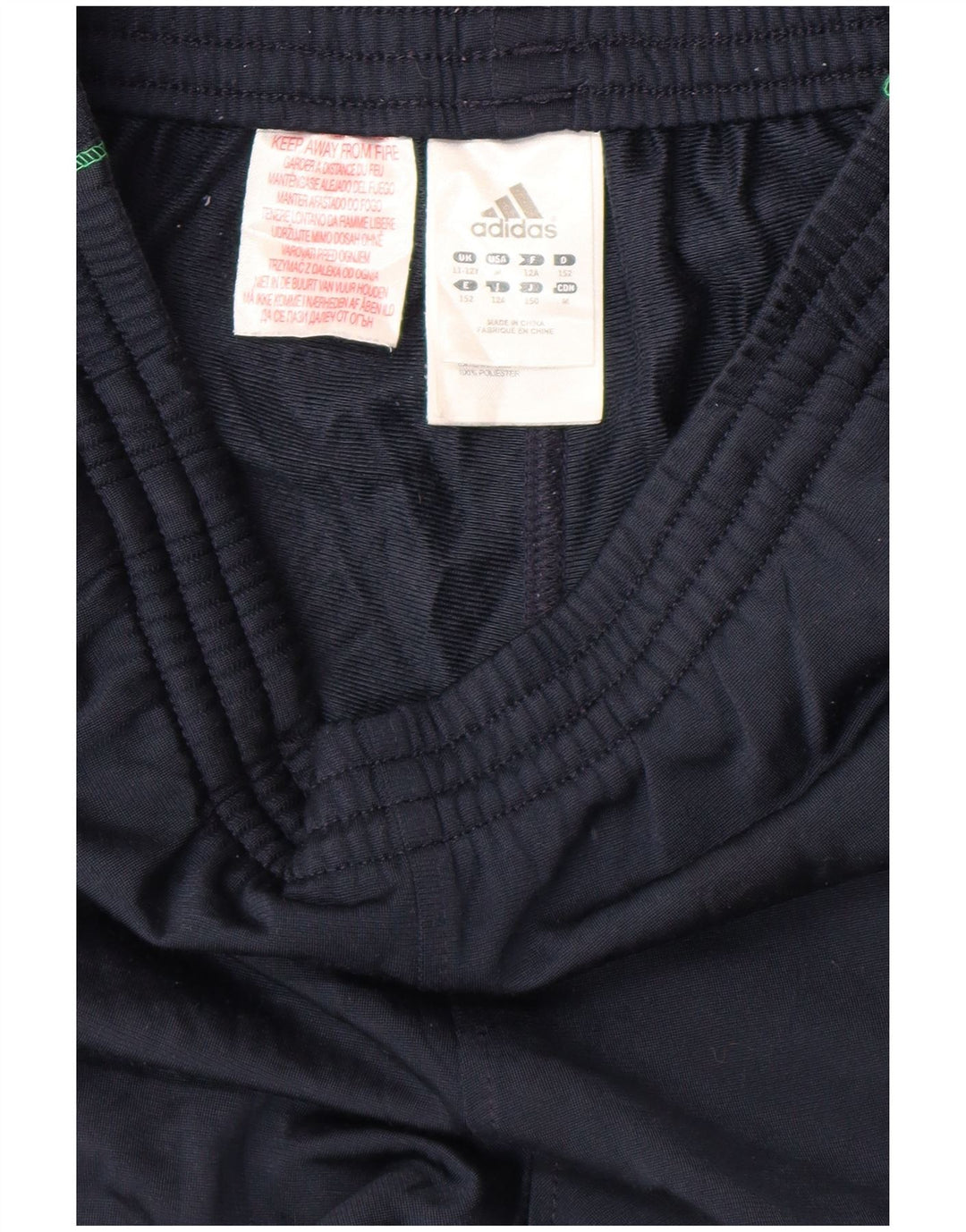 Calças de treino Adidas menino 11-12 anos azul marinho poliéster