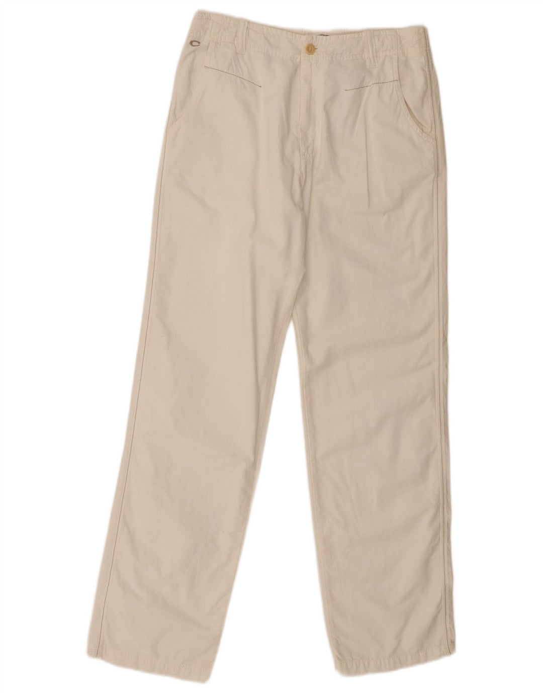 Calça reta masculina CARRERA W31 L32 algodão branco
