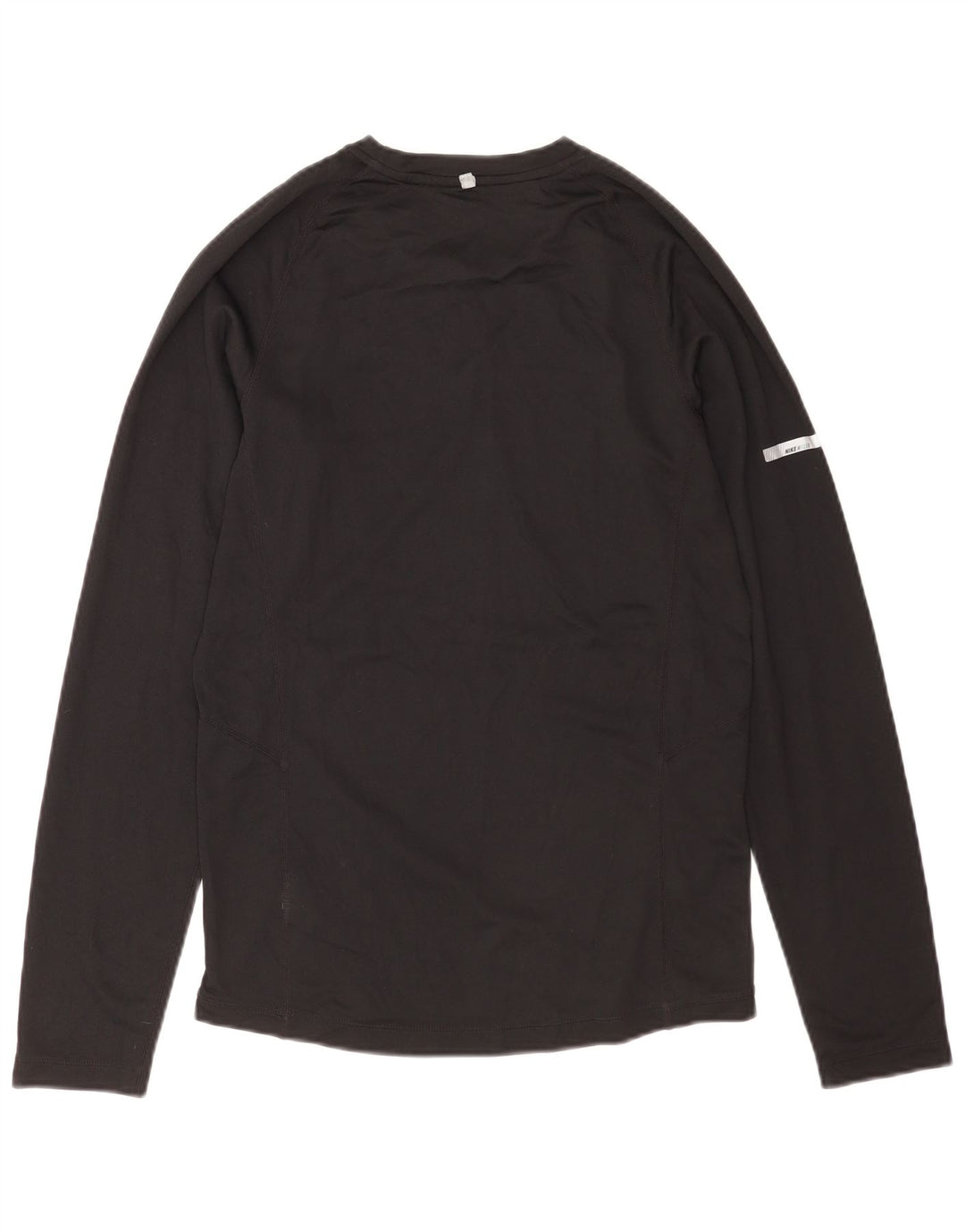 Nike Mens Dri Fit Top Manga Longa Pequeno Poliéster Preto