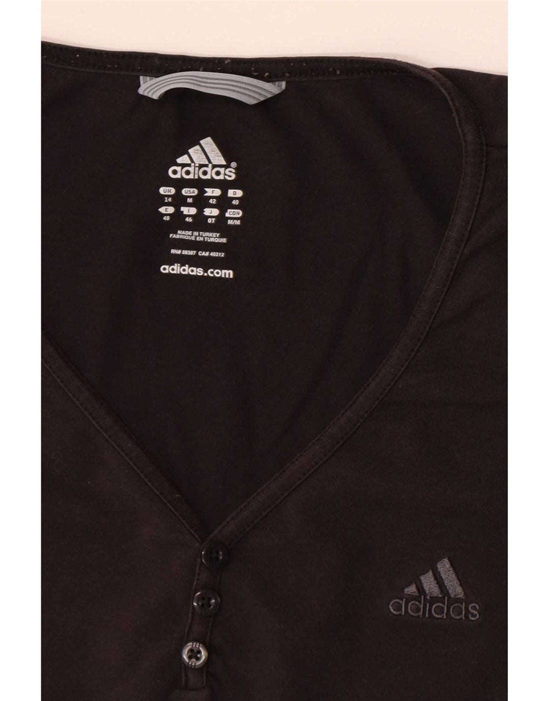 Camiseta Adidas Feminina Top UK 14 Médio Preto
