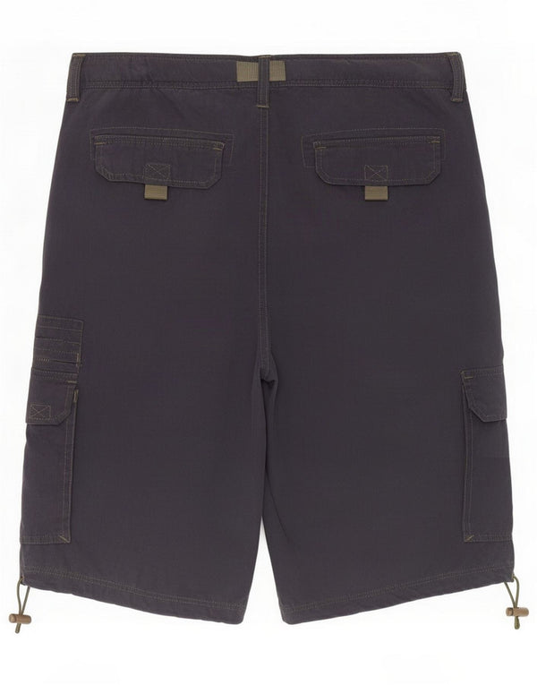 Pyramid Mens Cargo Shorts IT 52 XL W34 Azul marinho Algodão