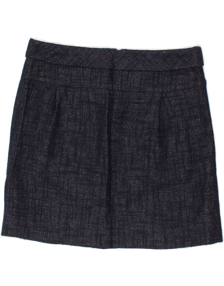 J. CREW Womens Mini Skirt US 0 XS W30  Navy Blue Cotton Vintage J. Crew and Second-Hand J. Crew from Messina Hembry 