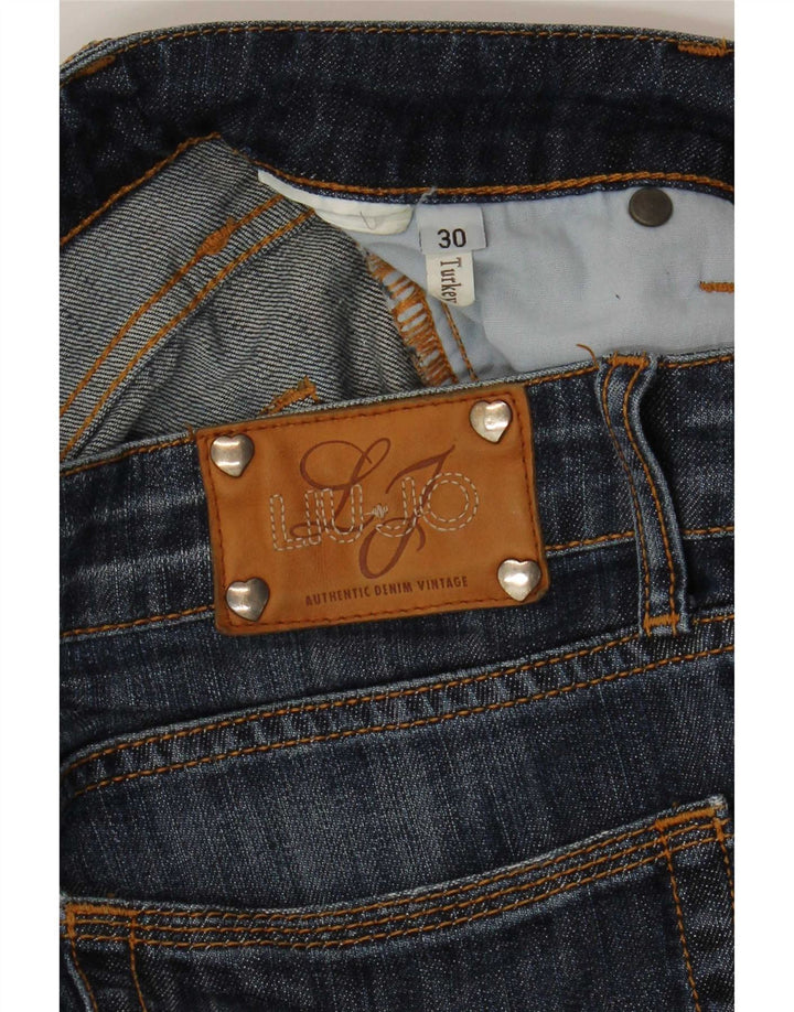 Calça jeans feminina Liu Jo W30 L24 azul marinho