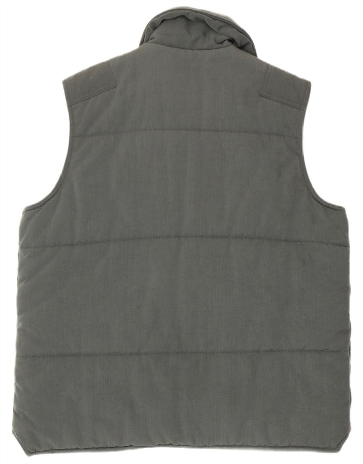 Colete acolchoado masculino Levi's UK 40 grande poliamida verde