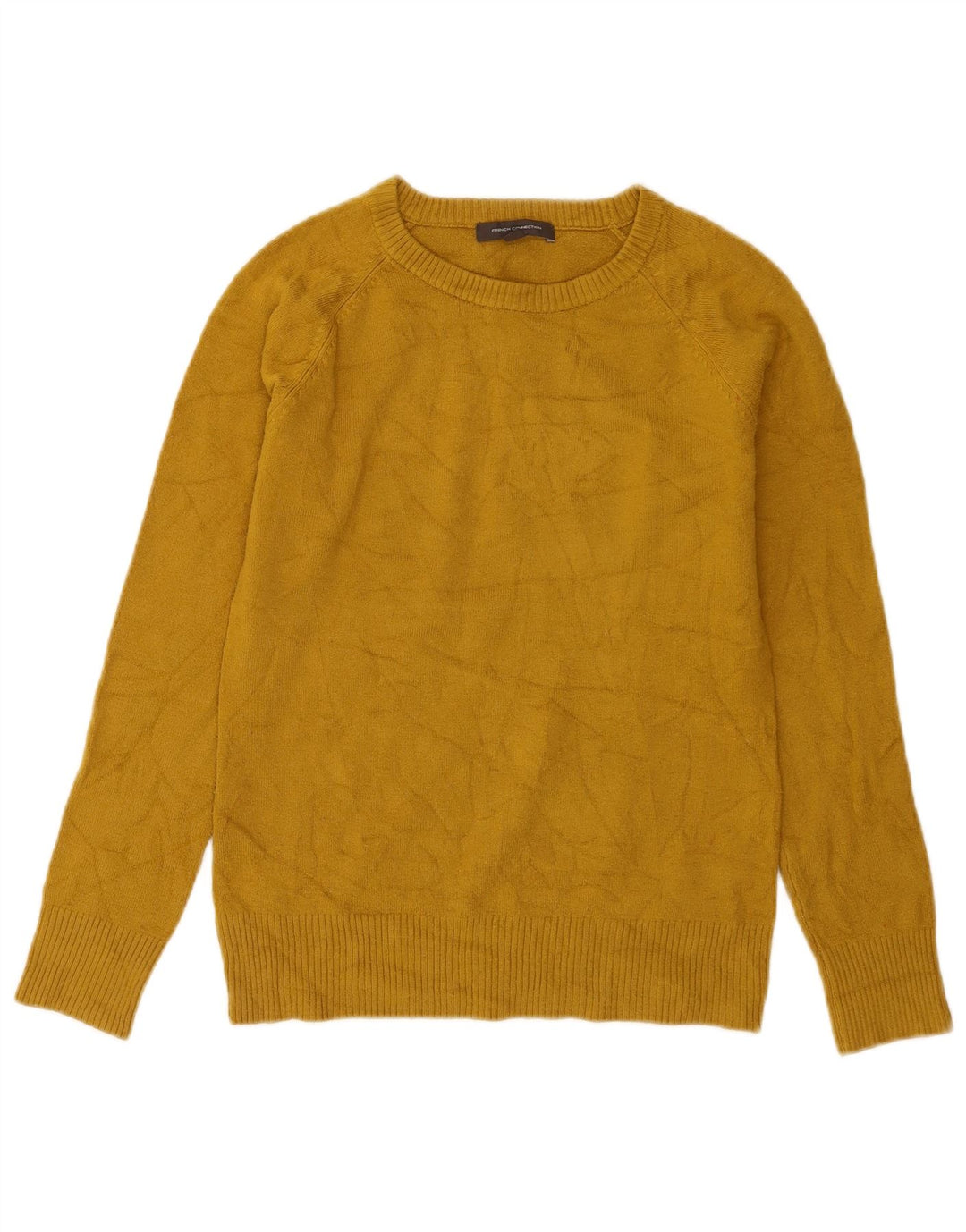 Suéter feminino com gola canoa French Connection UK 12 amarelo médio