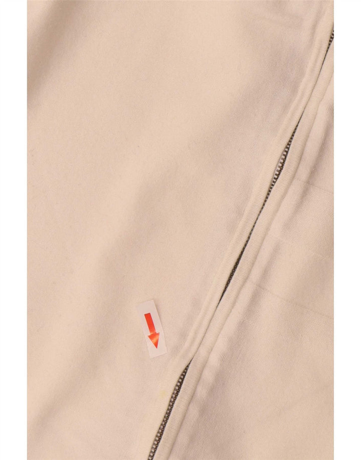Suéter cardigã masculino Calvin Klein Jeans grande algodão branco