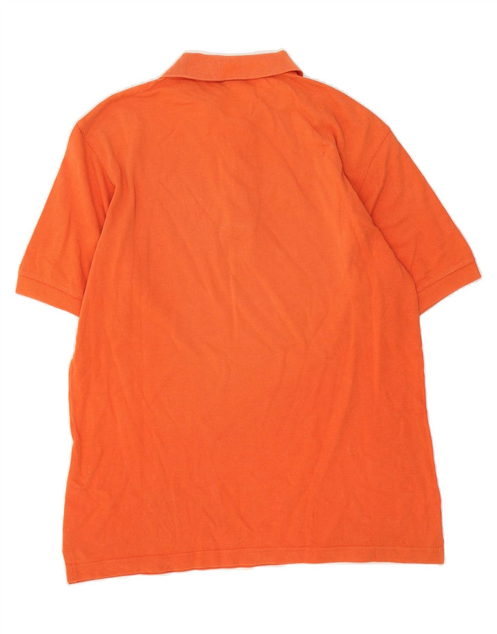 LOTTO Mens Polo Shirt Large Orange Cotton Vintage Lotto and Second-Hand Lotto from Messina Hembry 