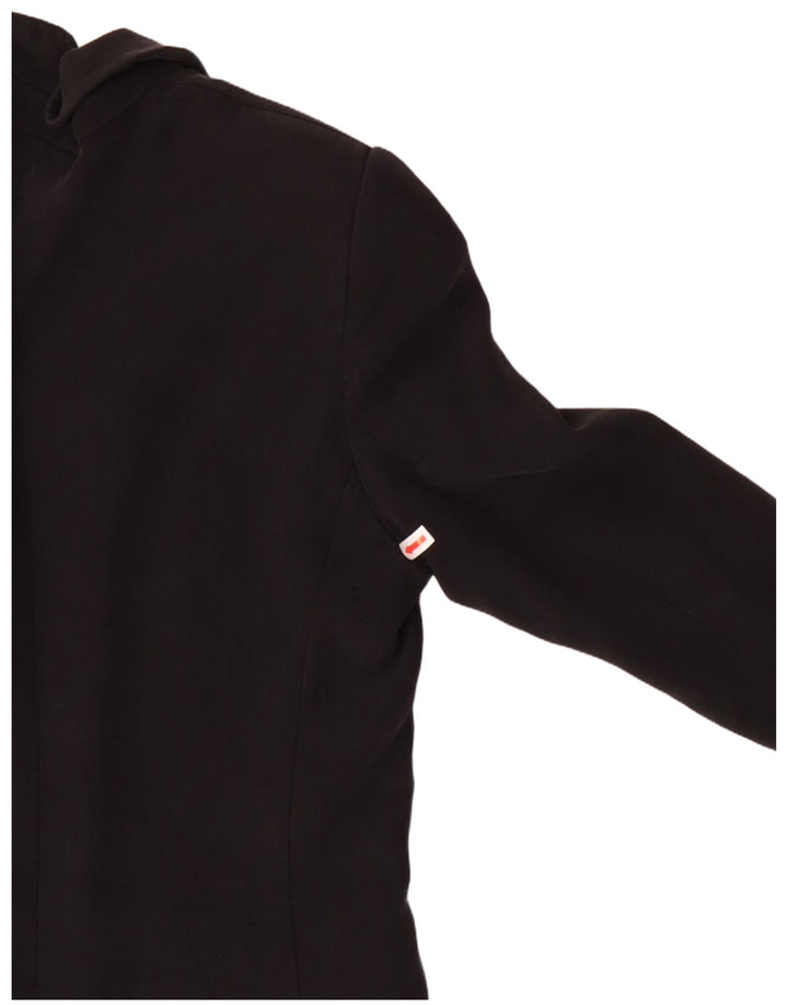 ARMANI COLLEZIONI Jaqueta blazer feminina de 3 botões IT 48 XL preta