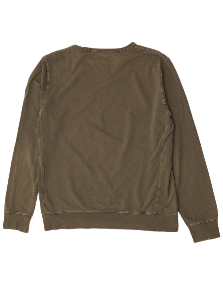 Tommy Hilfiger moletom masculino Jumper XL algodão cáqui