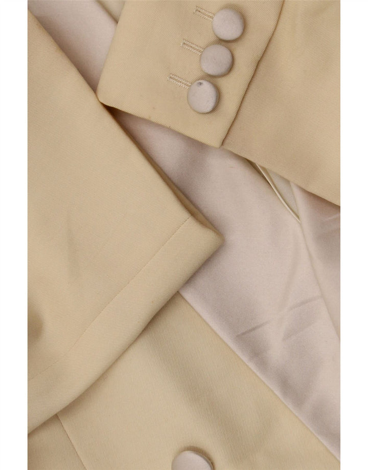 Jaqueta blazer masculina Carlo Pignatelli com peito duplo IT 52 XL amarelo