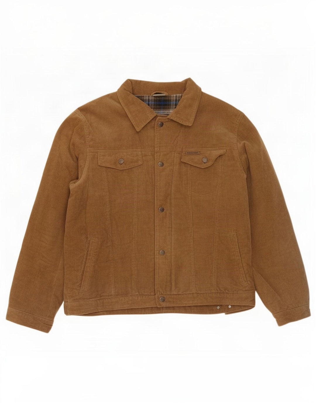Jaqueta masculina de veludo Camargue EU 52/54 grande algodão marrom
