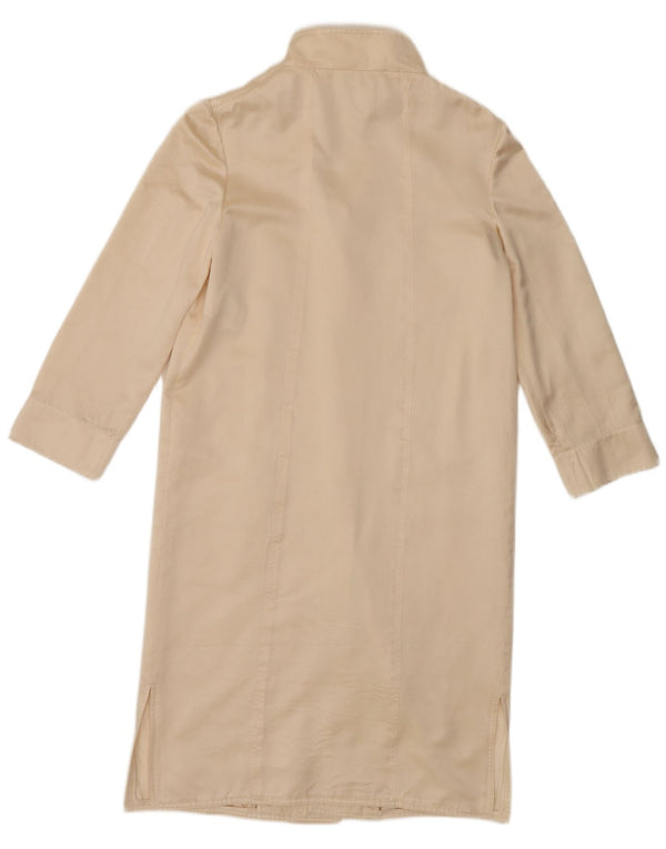 Sobretudo feminino Dolce & Gabbana UK 14 médio off white seda