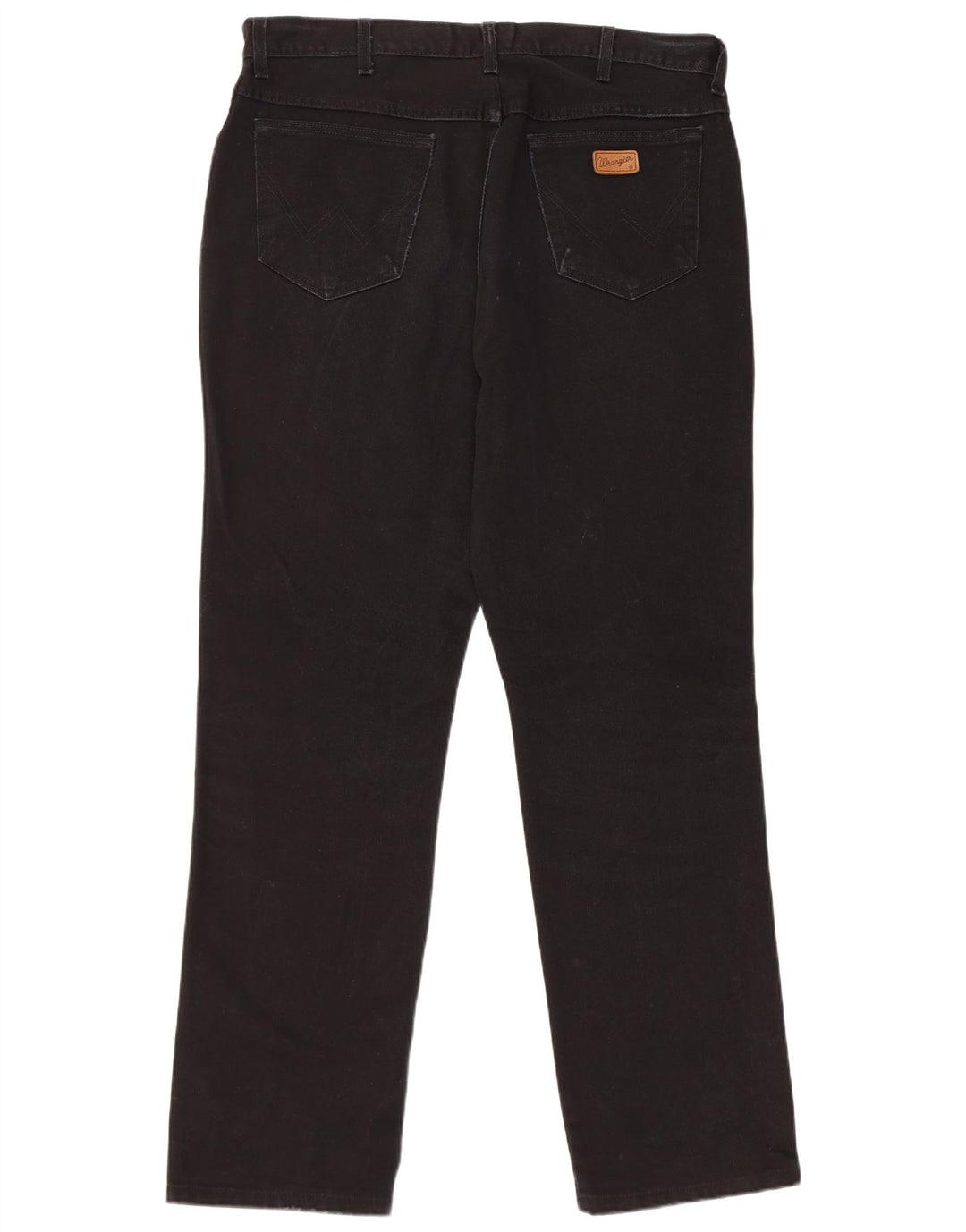 Wrangler Masculino Texas Straight Jeans W38 L34 Algodão Preto