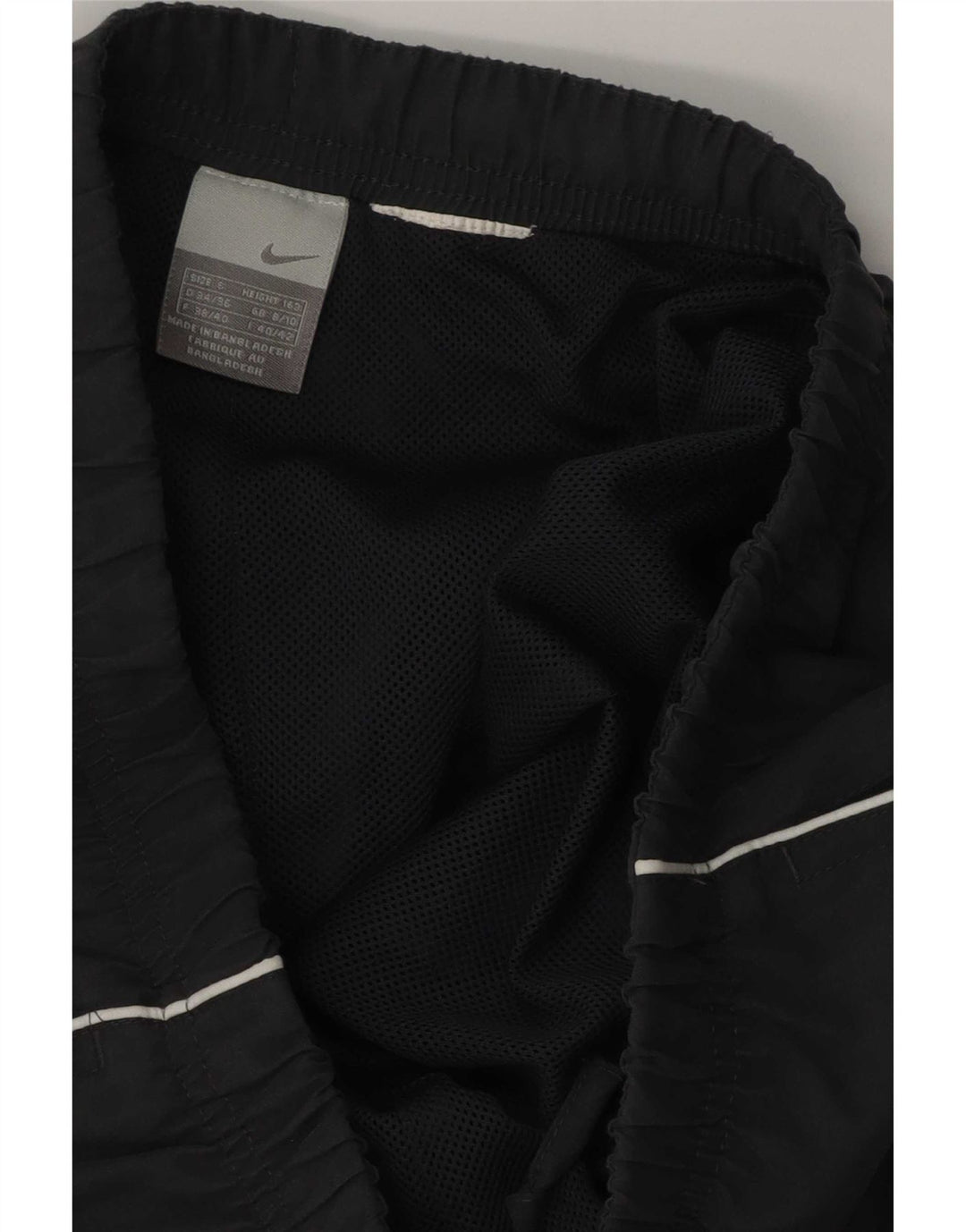 Calça de treino feminina Nike Joggers UK 8/10 pequena cinza poliéster