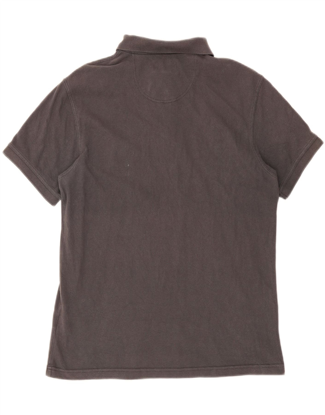 Camisa polo masculina Barbour grande algodão cinza