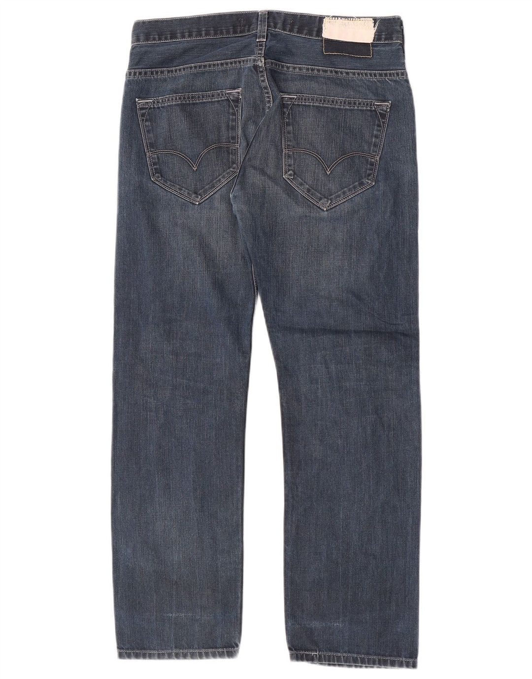 Levi's Masculino 504 Straight Jeans W32 L27 Azul Algodão