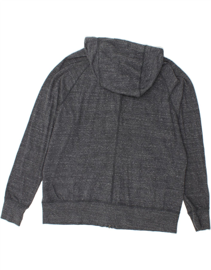 NIKE Mens Graphic Zip Hoodie Sweater XL Grey Flecked Cotton Vintage Nike and Second-Hand Nike from Messina Hembry 