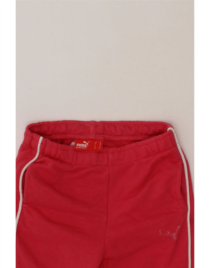 PUMA Baby Girls Tracksuit Trousers 3-6 Months Pink Vintage Puma and Second-Hand Puma from Messina Hembry 