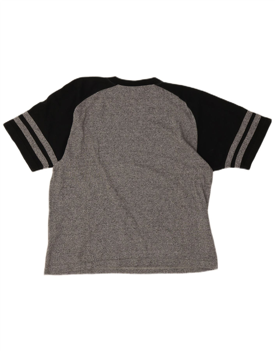 Camiseta masculina Champion grande bloco colorido cinza