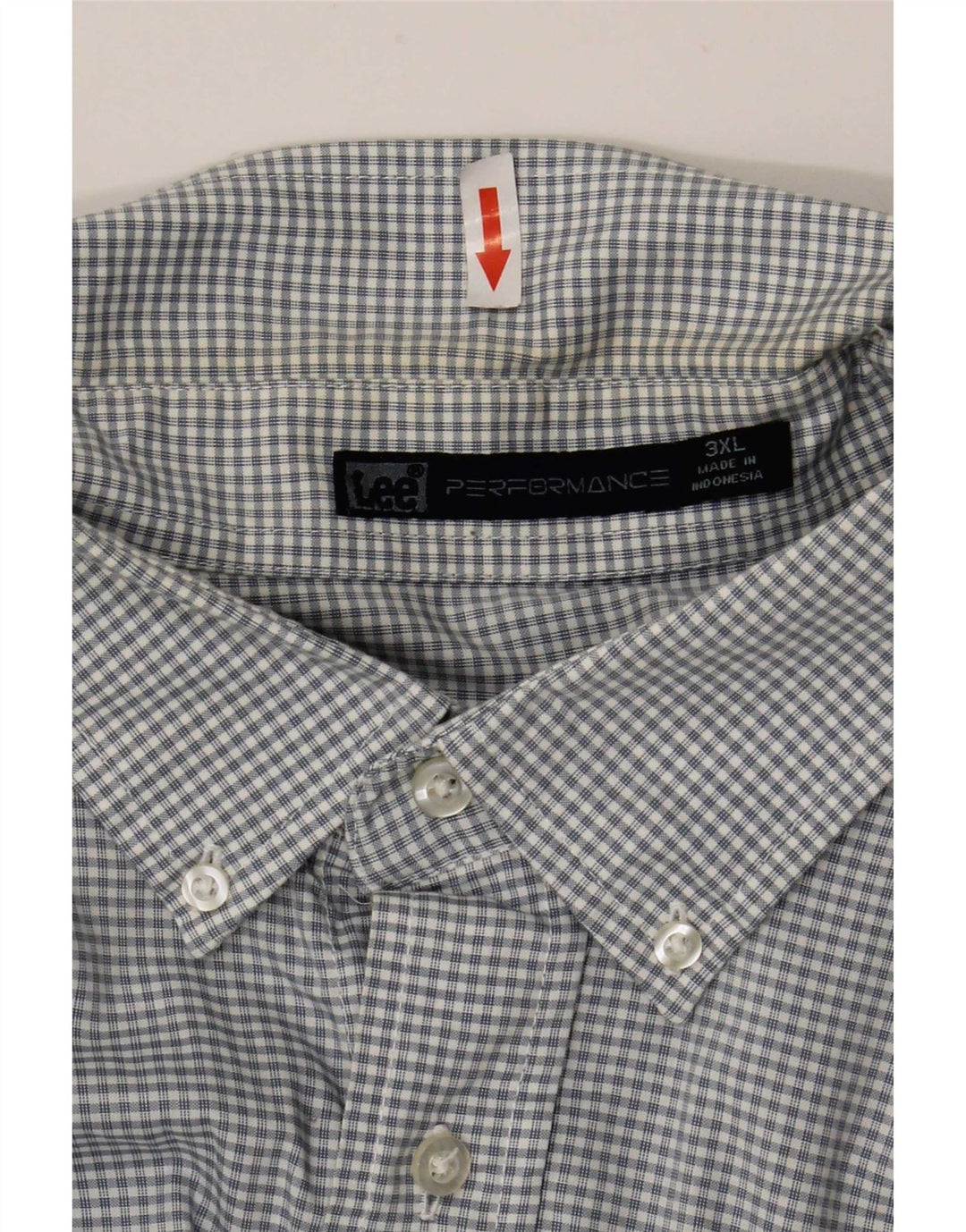 Camisa masculina Lee 3XL xadrez azul