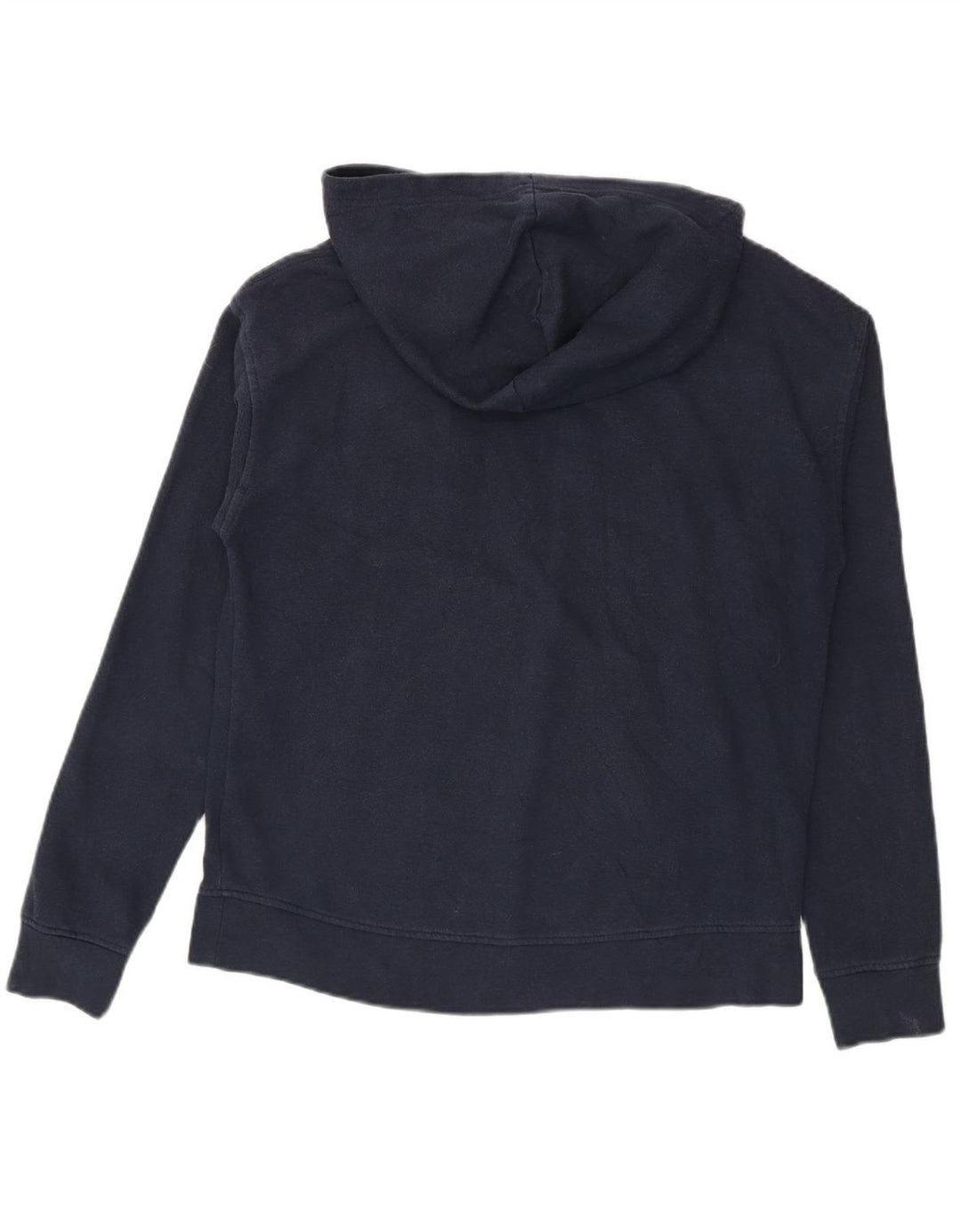 FILA Suéter masculino com capuz gráfico médio azul marinho algodão