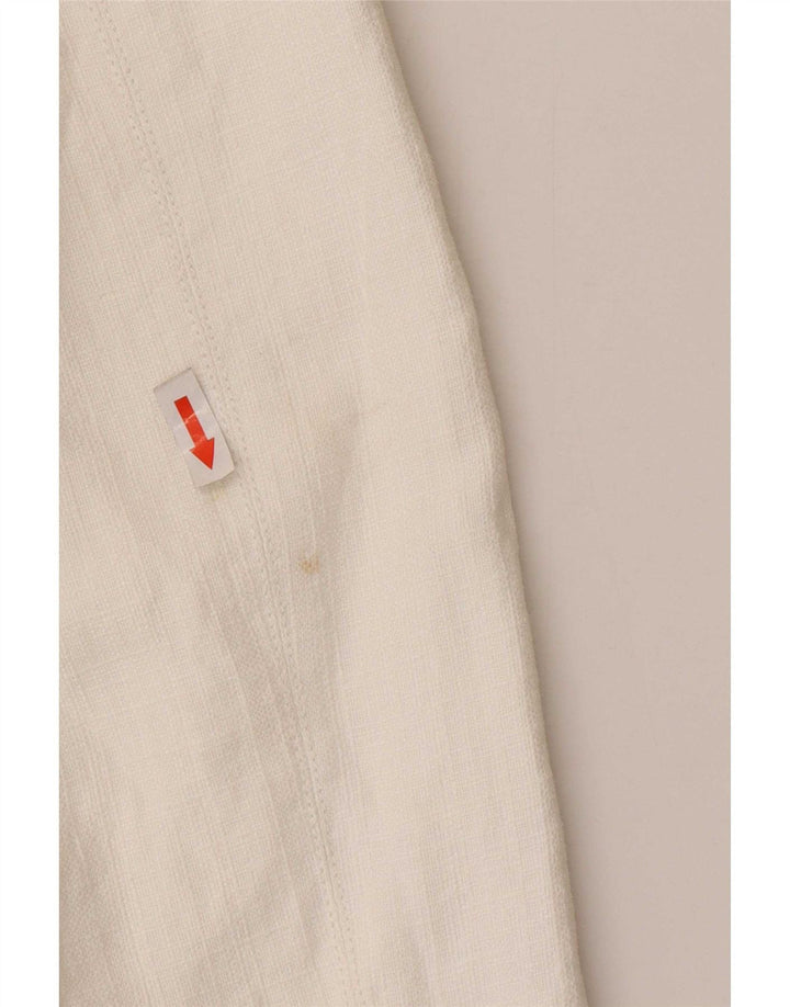 Jaqueta blazer feminina Penny Black com zíper completo Reino Unido 12 médio branco