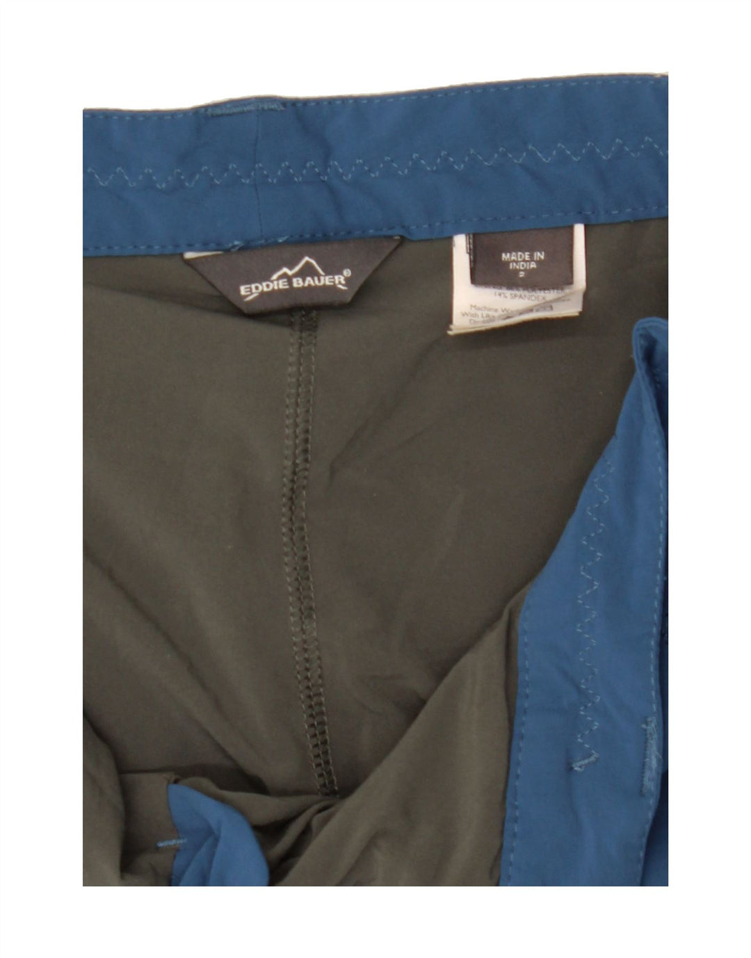 EDDIE BAUER Womens Mini Skirt US 2 XS W29 Blue Nylon Vintage Eddie Bauer and Second-Hand Eddie Bauer from Messina Hembry 
