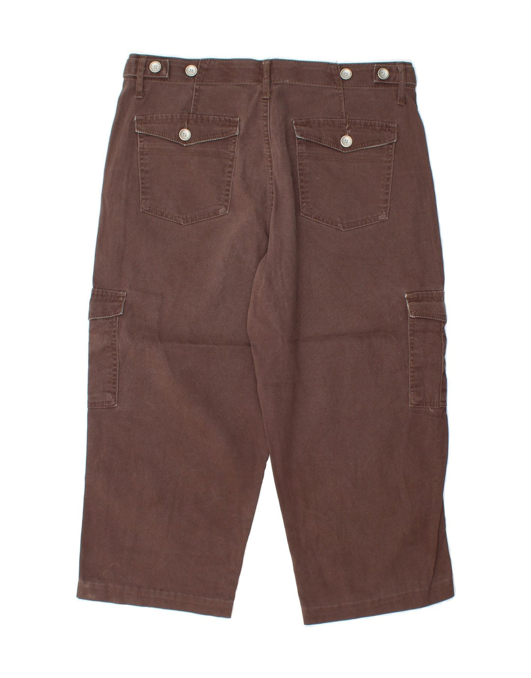LEE Womens Straight Capri Trousers US 10 Large W32 L20 Brown Cotton Vintage Lee and Second-Hand Lee from Messina Hembry 