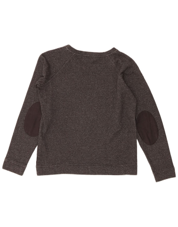 Armani Jeans moletom feminino jumper EU 44 XL cinza algodão