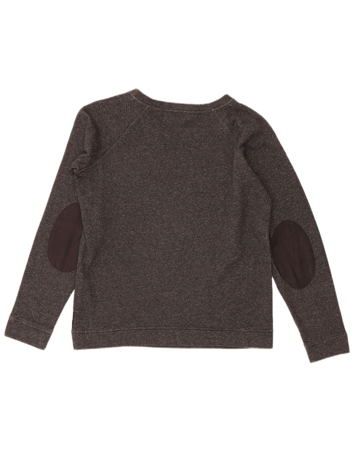 Armani Jeans moletom feminino jumper EU 44 XL cinza algodão