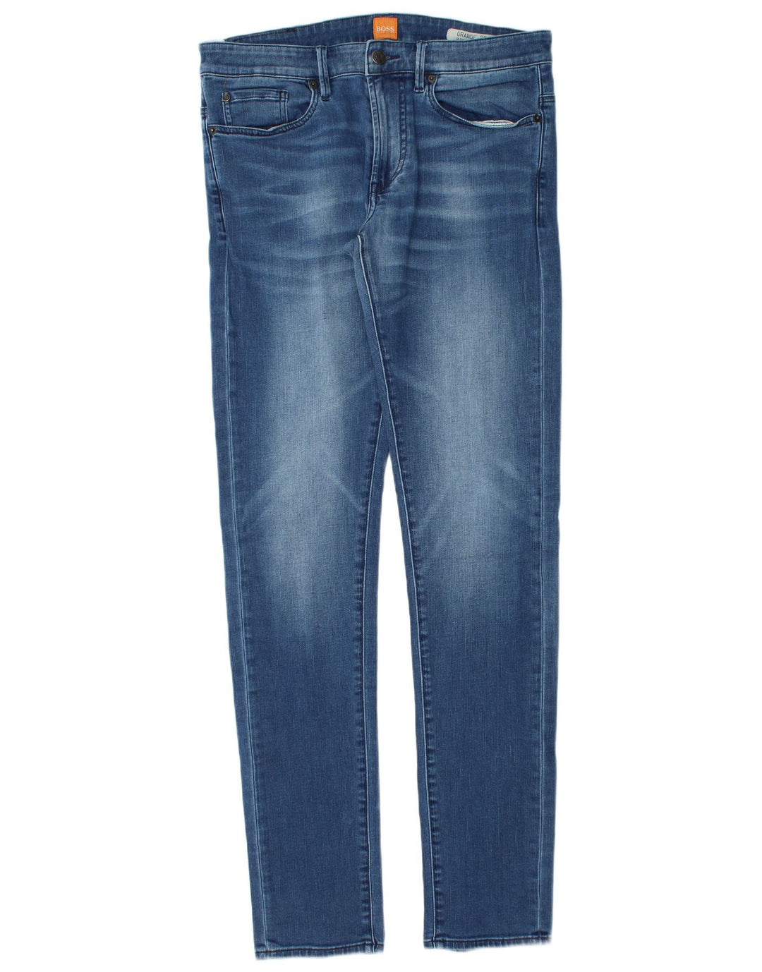 Hugo Boss Mens Skinny Jeans W33 L36 Azul Algodão