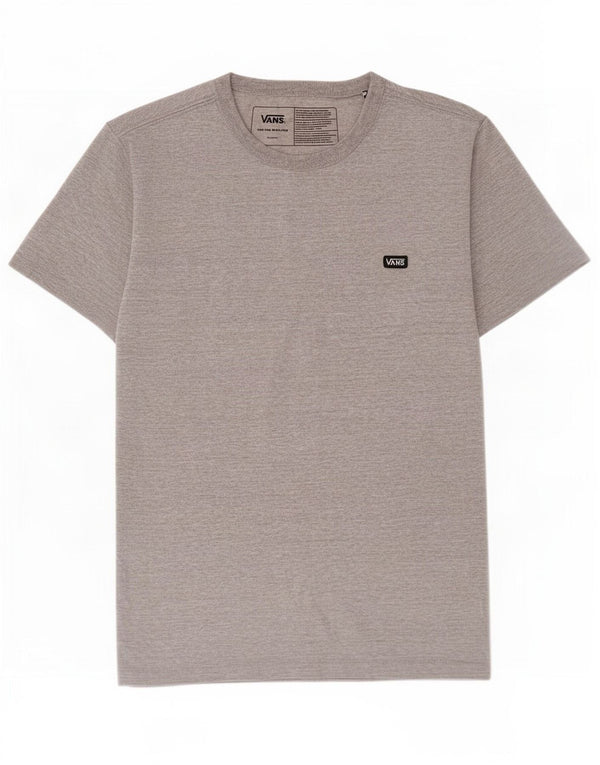 Vans Mens T-Shirt Top XS Grey Flecked Cotton