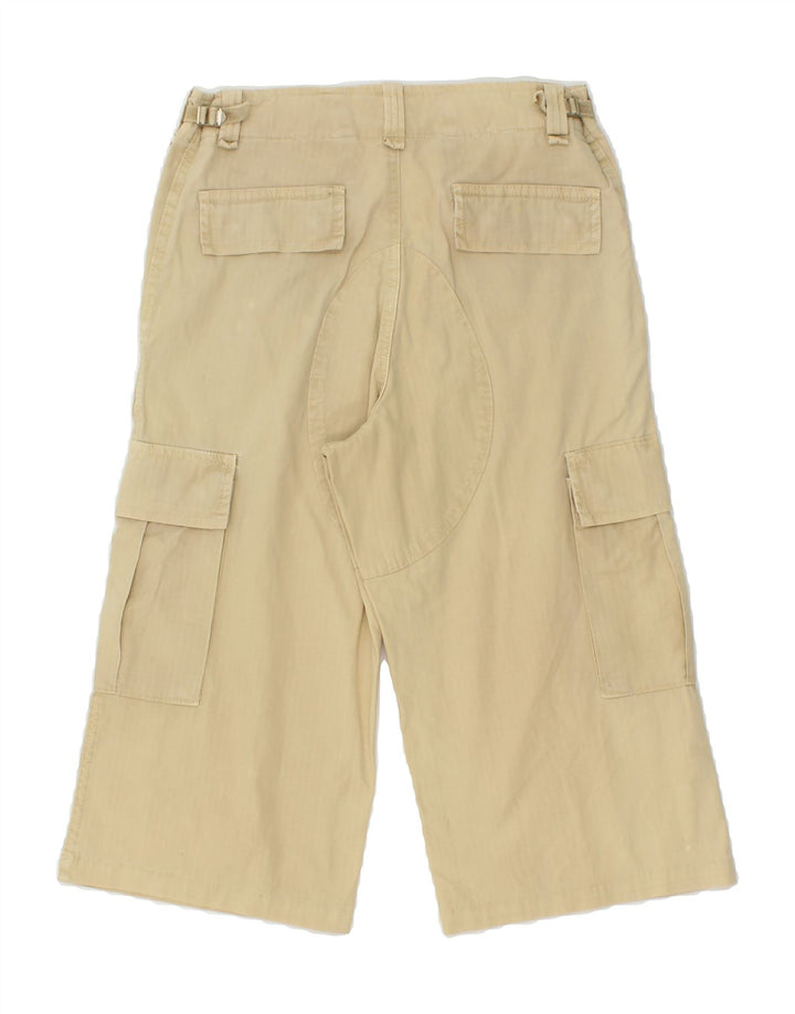 ROY ROGERS Mens Cargo Straight Capri Trousers W30 L18  Beige Cotton Vintage Roy Rogers and Second-Hand Roy Rogers from Messina Hembry 