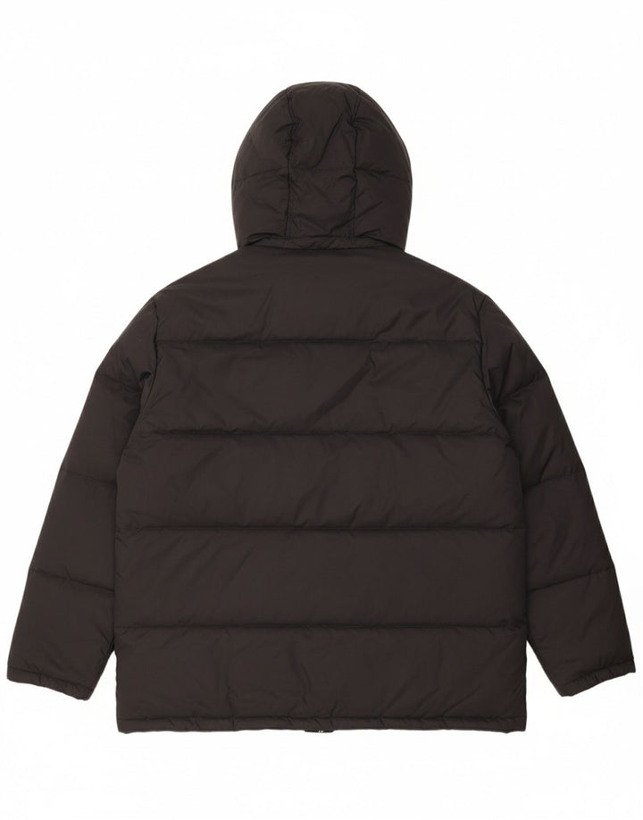 Jaqueta masculina acolchoada com capuz INVICTA UK 42 XL poliéster preto