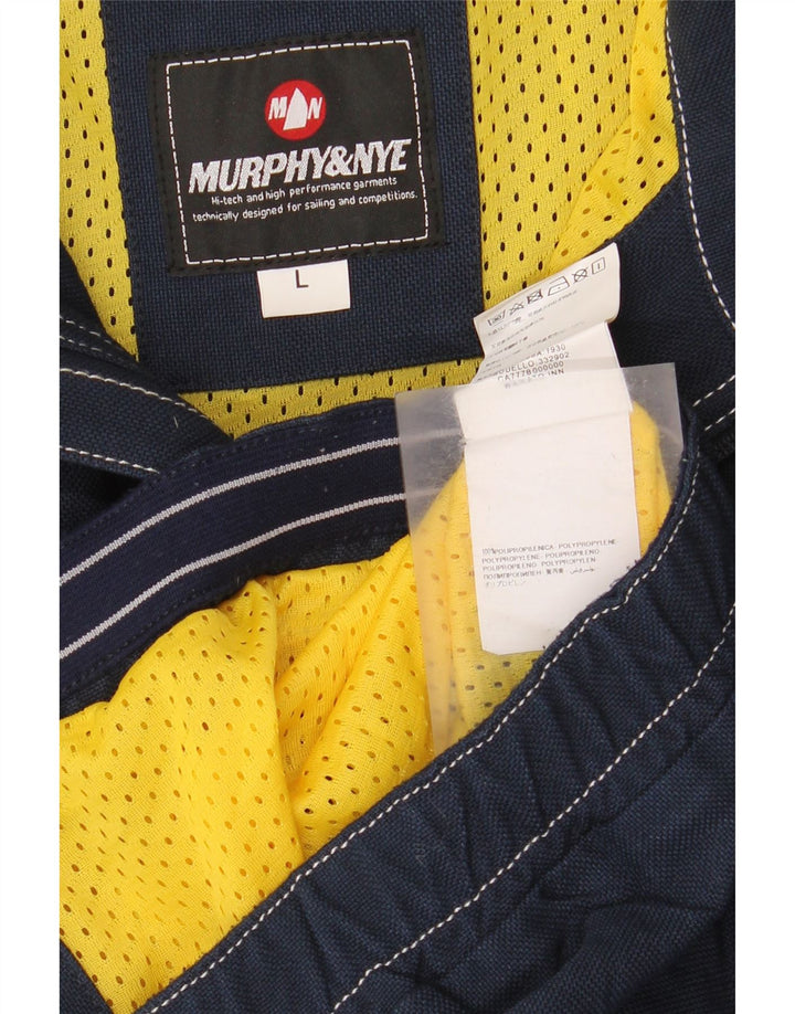 Jaqueta bomber masculina Murphy & Nye Reino Unido 40 grande polipropileno azul marinho