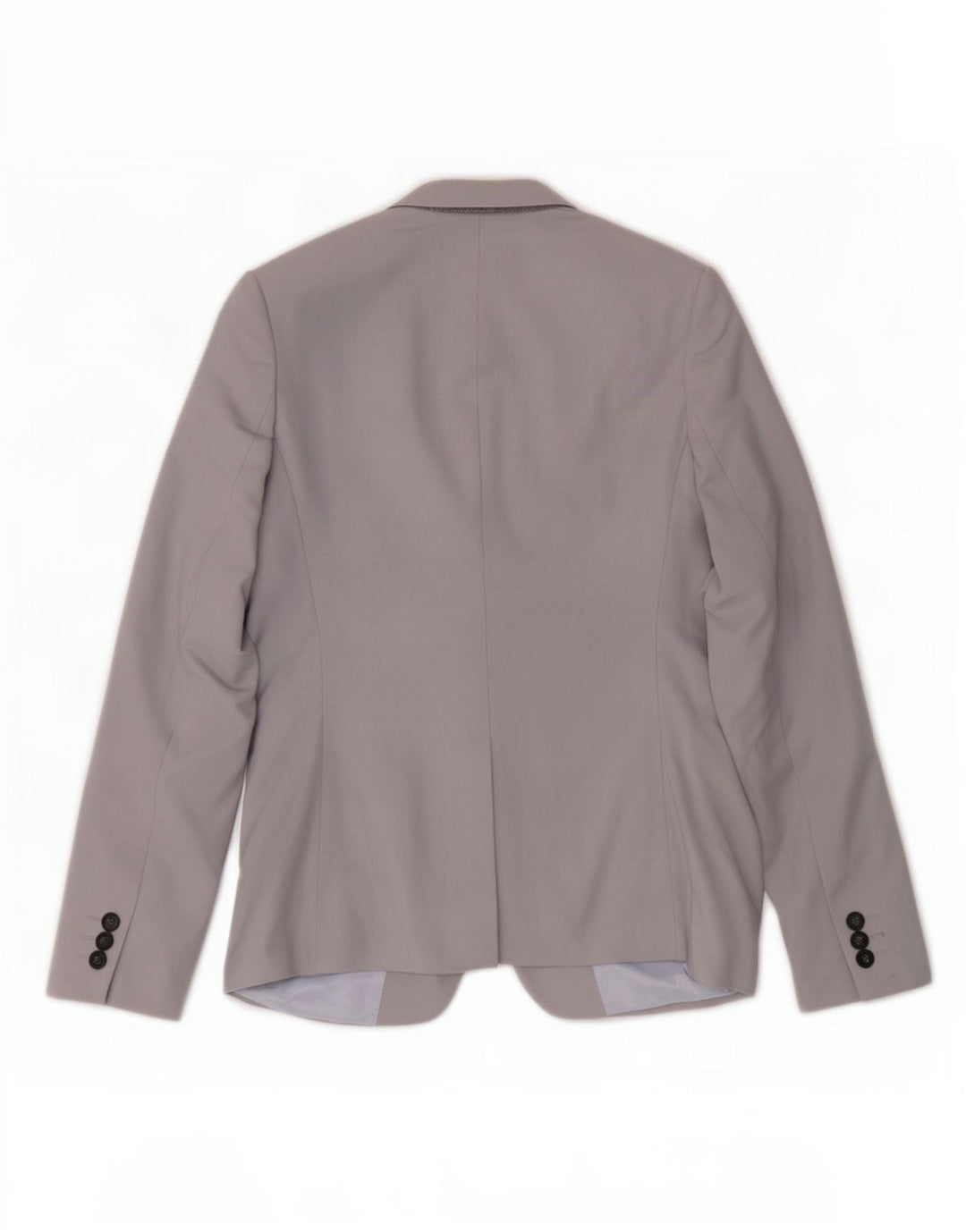 Jaqueta blazer feminina Topshop com 1 botão Reino Unido 8 poliéster cinza pequeno