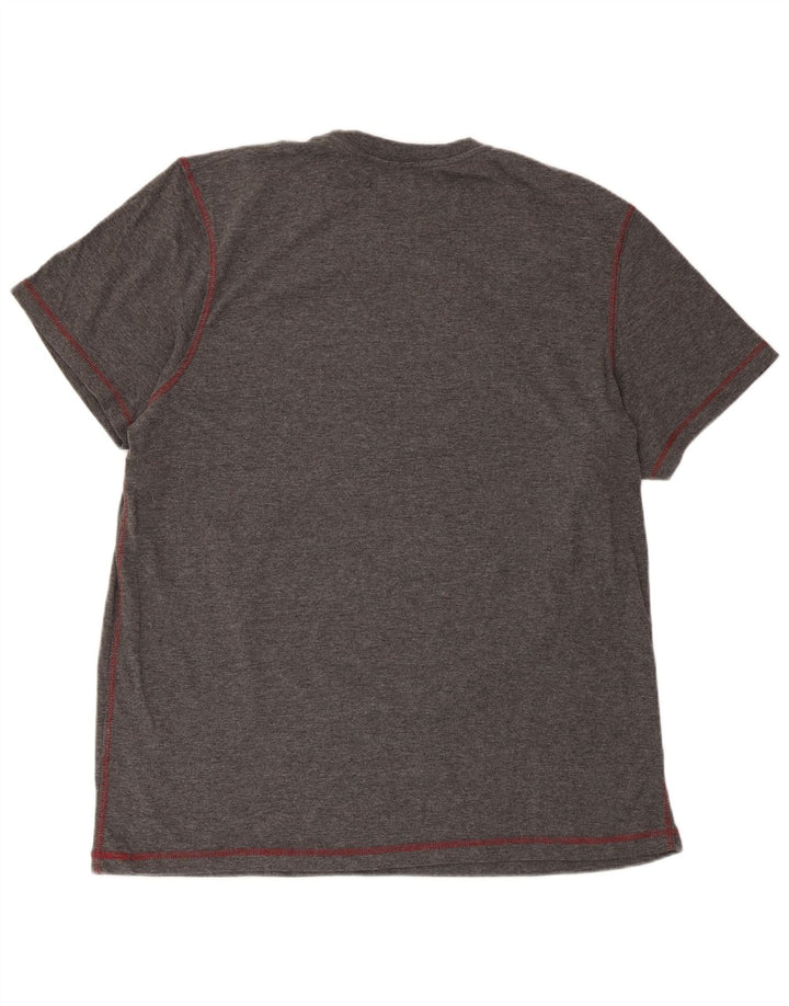 Wrangler Camiseta masculina gráfica Top XL poliéster cinza