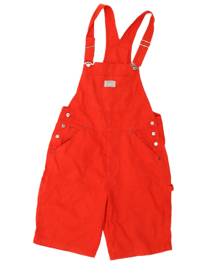 Shorts jeans feminino Levi's Dungarees grande W36 algodão vermelho