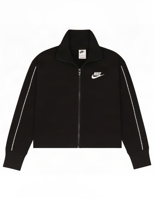 Jaqueta Nike Girls Crop Tracksuit 13-14 anos XL preto poliéster