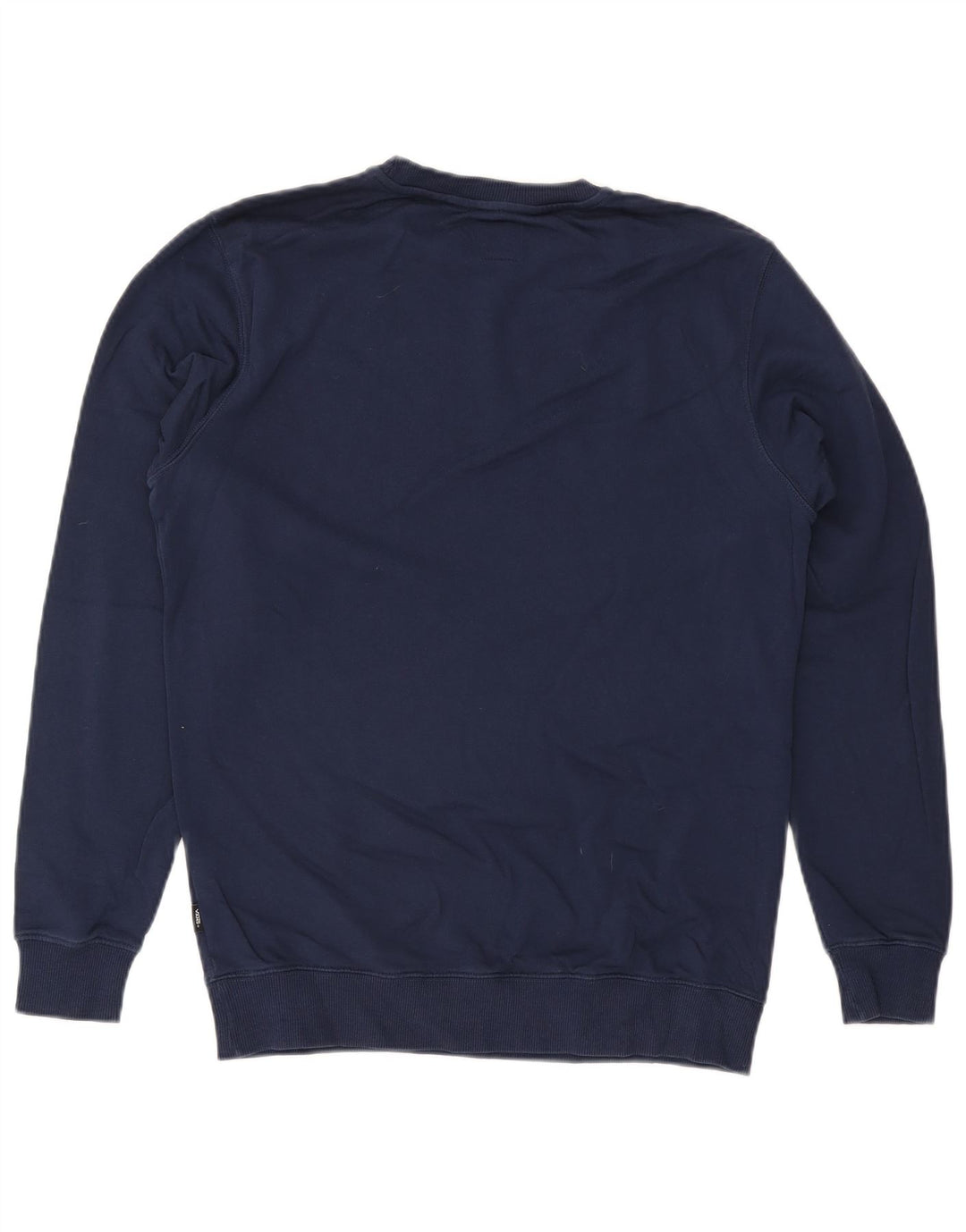 Vans moletom masculino jumper pequeno azul marinho algodão