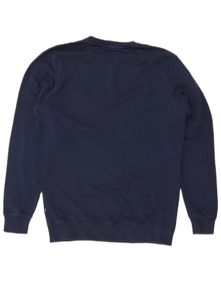 Vans moletom masculino jumper pequeno azul marinho algodão