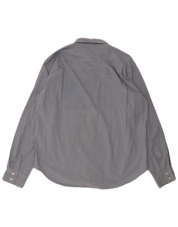 Camisa masculina Gap XL azul xadrez algodão