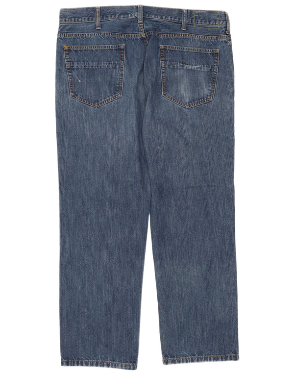Calça jeans reta masculina Dkny W38 L30 azul algodão