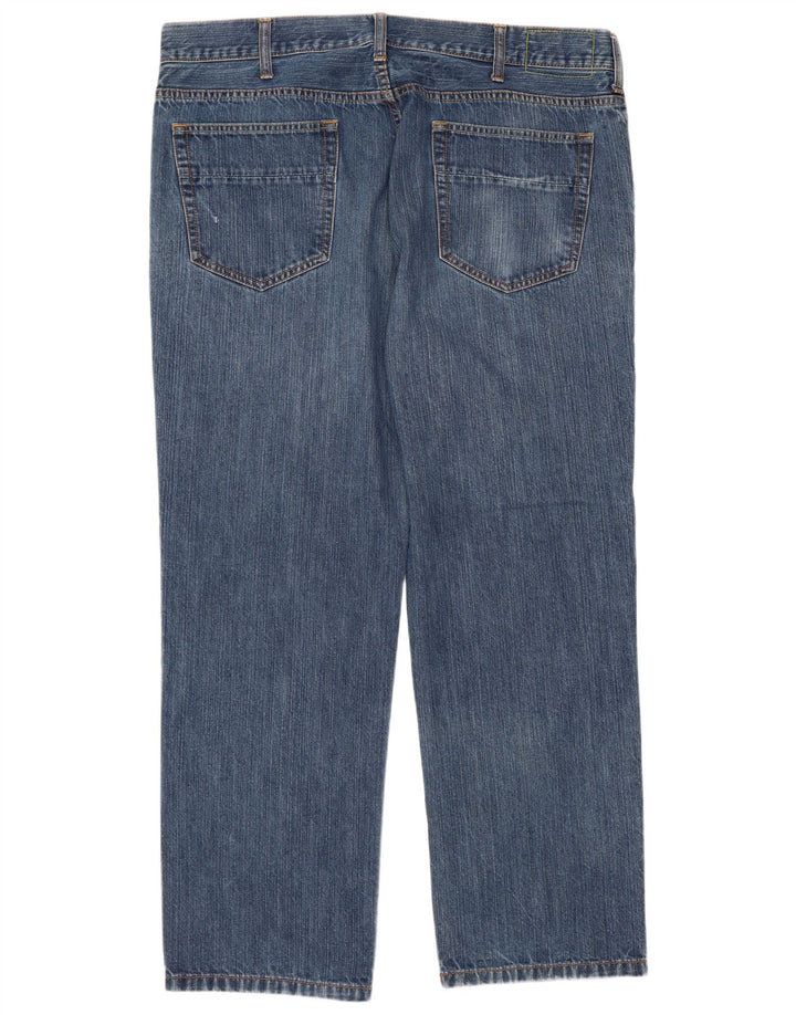 Calça jeans reta masculina Dkny W38 L30 azul algodão