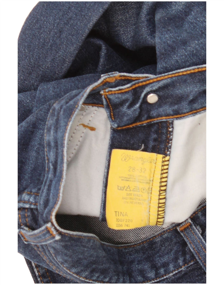Wrangler Mens Bootcut Jeans W28 L32 Azul Marinho Algodão